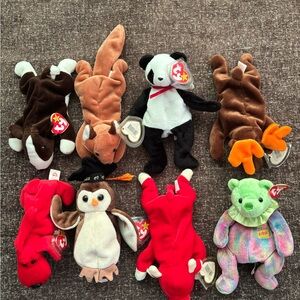 TY Beanie Babies Plush Toy Set - Multicolor